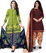 Multicolor floral print cotton salwar