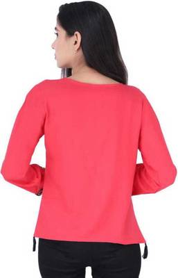 K2Creations Casual 3/4 Sleeve Embroidered Women Multicolor Top 2