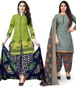 Multicolor floral print cotton salwar