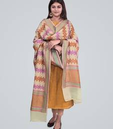 Pure Chiffon Silk Banarasi Handwoven Dupatta