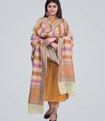 Pure Chiffon Silk Banarasi Handwoven Dupatta