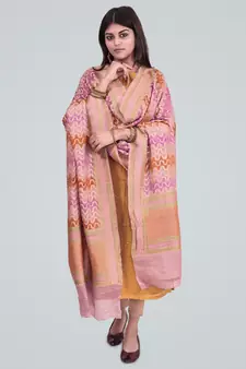 Pure Chiffon Silk Banarasi Handwoven Dupatta