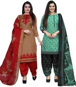 Multicolor floral print cotton salwar