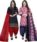 Multicolor floral print cotton salwar