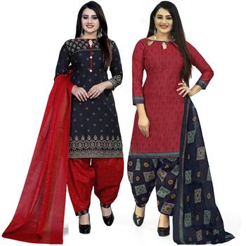 Multicolor floral print cotton salwar 1