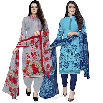 Multicolor floral print cotton salwar 1