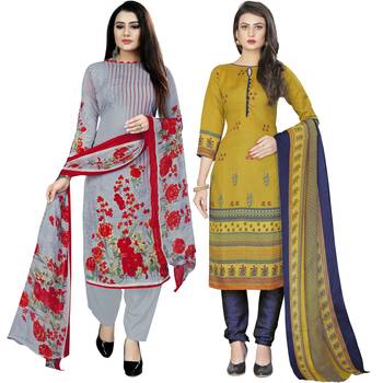 Multicolor floral print cotton salwar 1