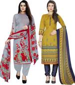 Multicolor floral print cotton salwar