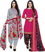 Multicolor floral print cotton salwar