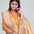 Semi Kataan Silk Banarasi Zari Floral Jaal Dupatta