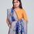 Semi Kataan Silk Banarasi Zari Floral Jaal Dupatta