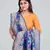 Semi Kataan Silk Banarasi Zari Floral Jaal Dupatta