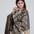 Semi Kataan Silk Banarasi Zari Floral Jaal Dupatta