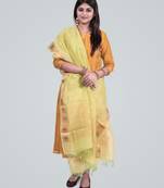 Pure Organza Silk banarasi Zari Booti Dupatta