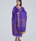 Pure Munga Silk Banarasi Zari Booti Dupatta
