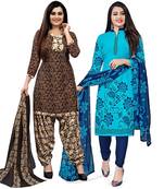 Multicolor floral print cotton salwar