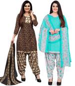 Multicolor floral print cotton salwar