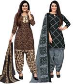 Multicolor floral print cotton salwar