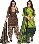 Multicolor floral print cotton salwar