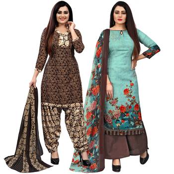Multicolor floral print cotton salwar 1