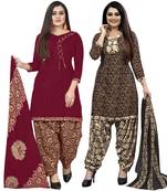 Multicolor floral print cotton salwar