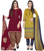 Multicolor floral print cotton salwar