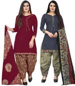 Multicolor floral print cotton salwar