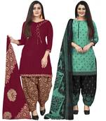 Multicolor floral print cotton salwar