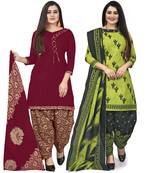 Multicolor floral print cotton salwar