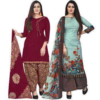 Multicolor floral print cotton salwar 1