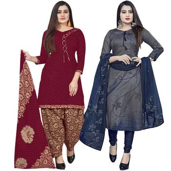 Multicolor floral print cotton salwar 1