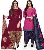 Multicolor floral print cotton salwar