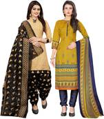 Multicolor floral print cotton salwar