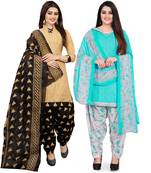 Multicolor floral print cotton salwar