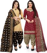 Multicolor floral print cotton salwar