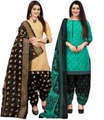 Multicolor floral print cotton salwar