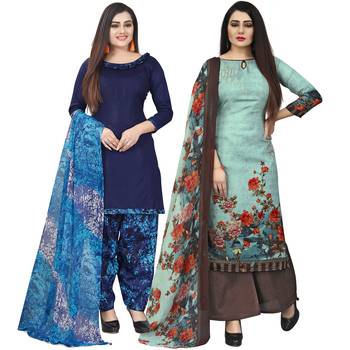 Multicolor floral print cotton salwar 1
