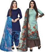 Multicolor floral print cotton salwar
