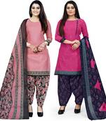 Multicolor floral print cotton salwar