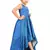 Kids Royal Blue Gown Dress For Girls 
