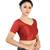 Red Silk readymade blouse