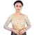 Cream Silk readymade blouse