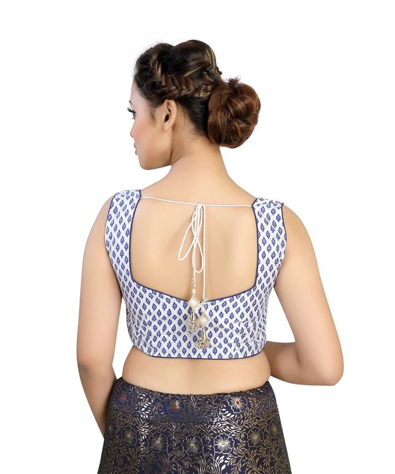White Silk readymade blouse