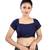 Blue Silk readymade blouse