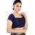 Blue Silk readymade blouse