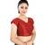 Red Silk readymade blouse