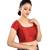 Maroon Silk readymade blouse