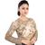 Beige Net readymade blouse