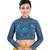 Blue Net readymade blouse