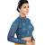 Blue Net readymade blouse
